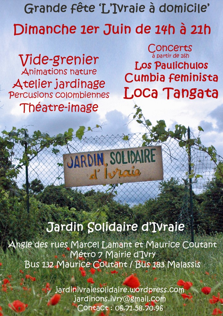 jardin solidaire d'Ivraie - 1er juin 2014